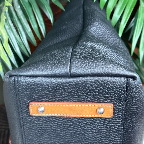 DOONEY & BOURKE - Black Pebbled Leather Hanna Bag - Picture 7 of 16